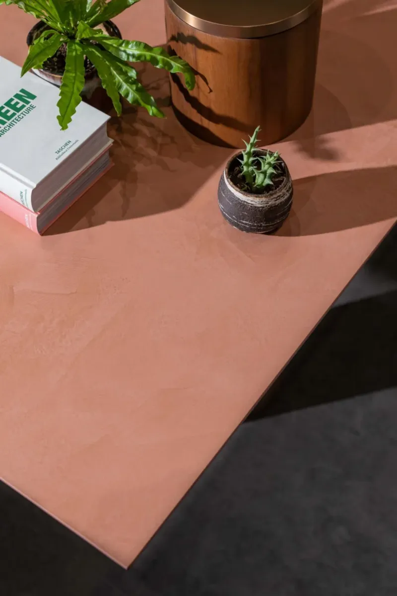 Image of installed Dekton Umber Brown Sintered countertops