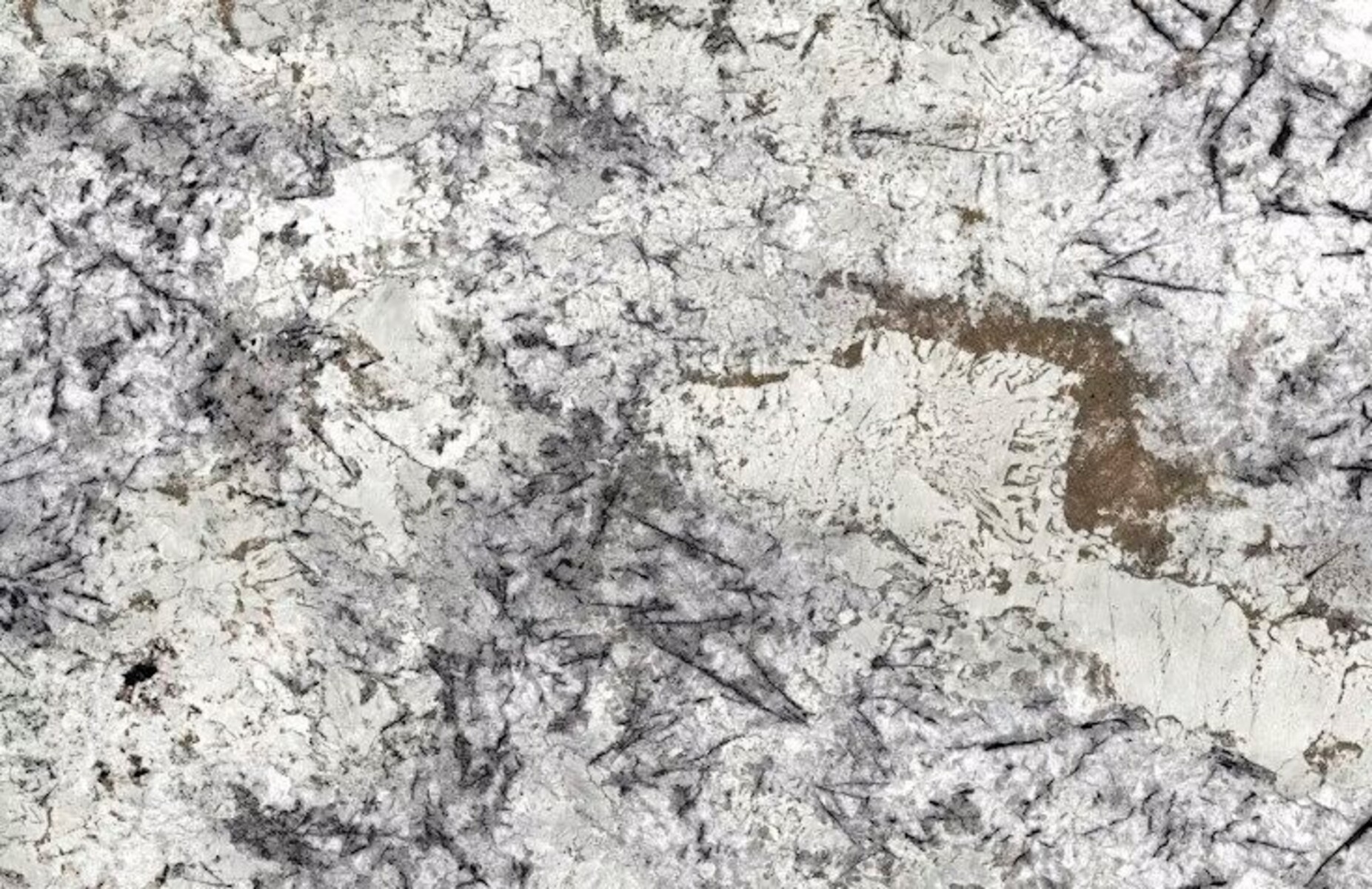 Closeup image of Ice Blue Grey Granite countertop slab
