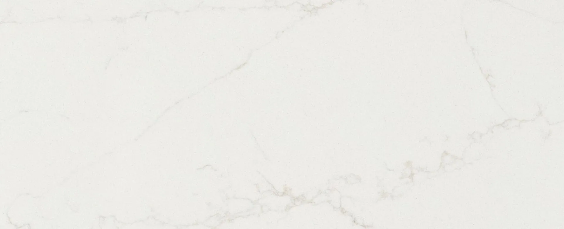 Closeup image of Della Terra Pilar White Quartz countertop slab