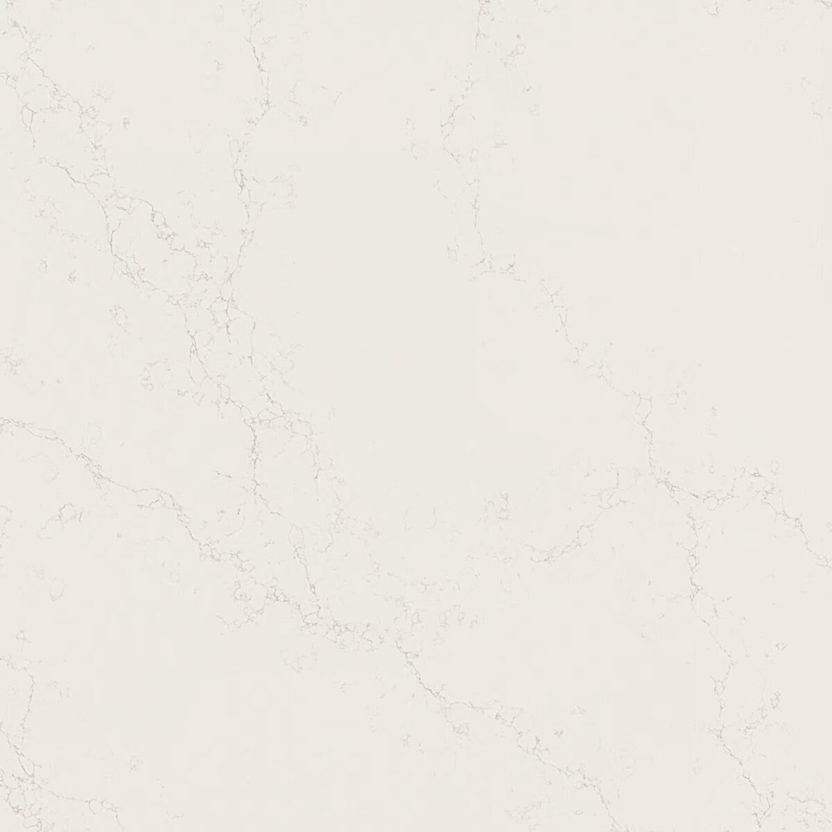 Closeup image of Daltile Liberty Gold White Quartz countertop slab