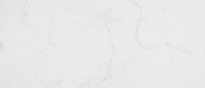 Closeup image of CRS Quartz Milano White Quartz countertop slab