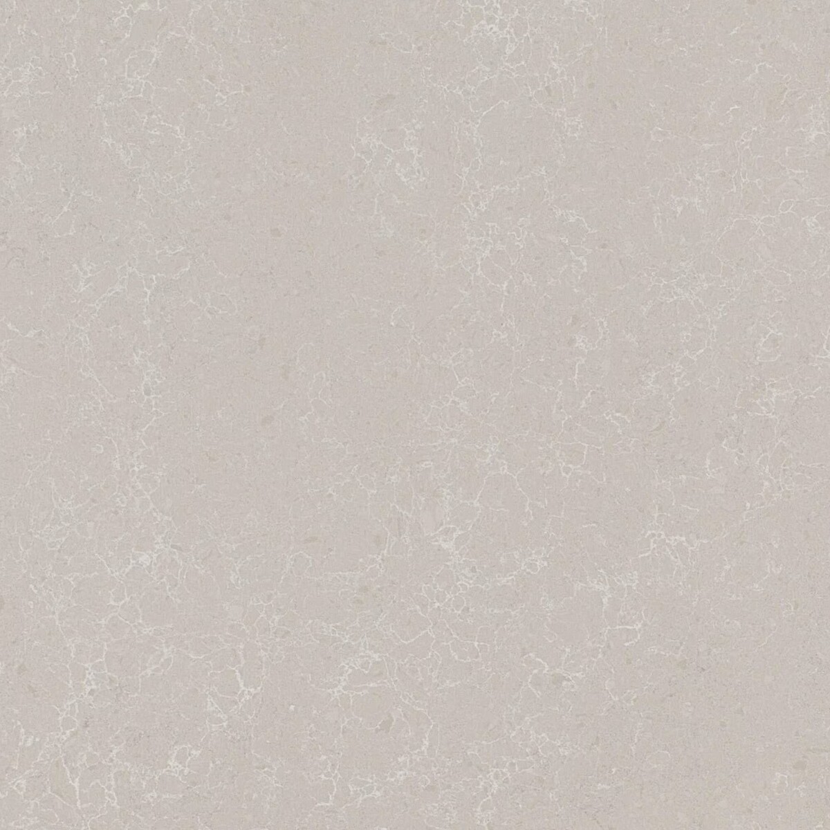 Closeup image of Daltile Heritage Greige Grey Quartz countertop slab
