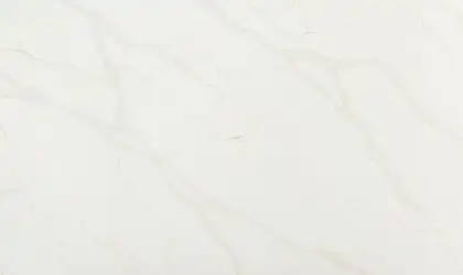 Image of Q Quartz Calacatta Elysio White Quartz countertop slab