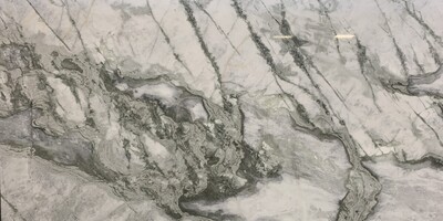 Image of Ice Onyx White Marble countertop slab