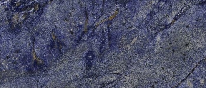 Closeup image of Blue Bahia Grey Granite countertop slab