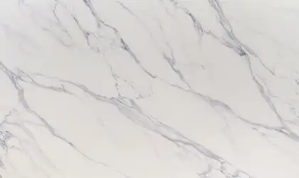 Image of Q Quartz Calacatta Anava White Quartz countertop slab