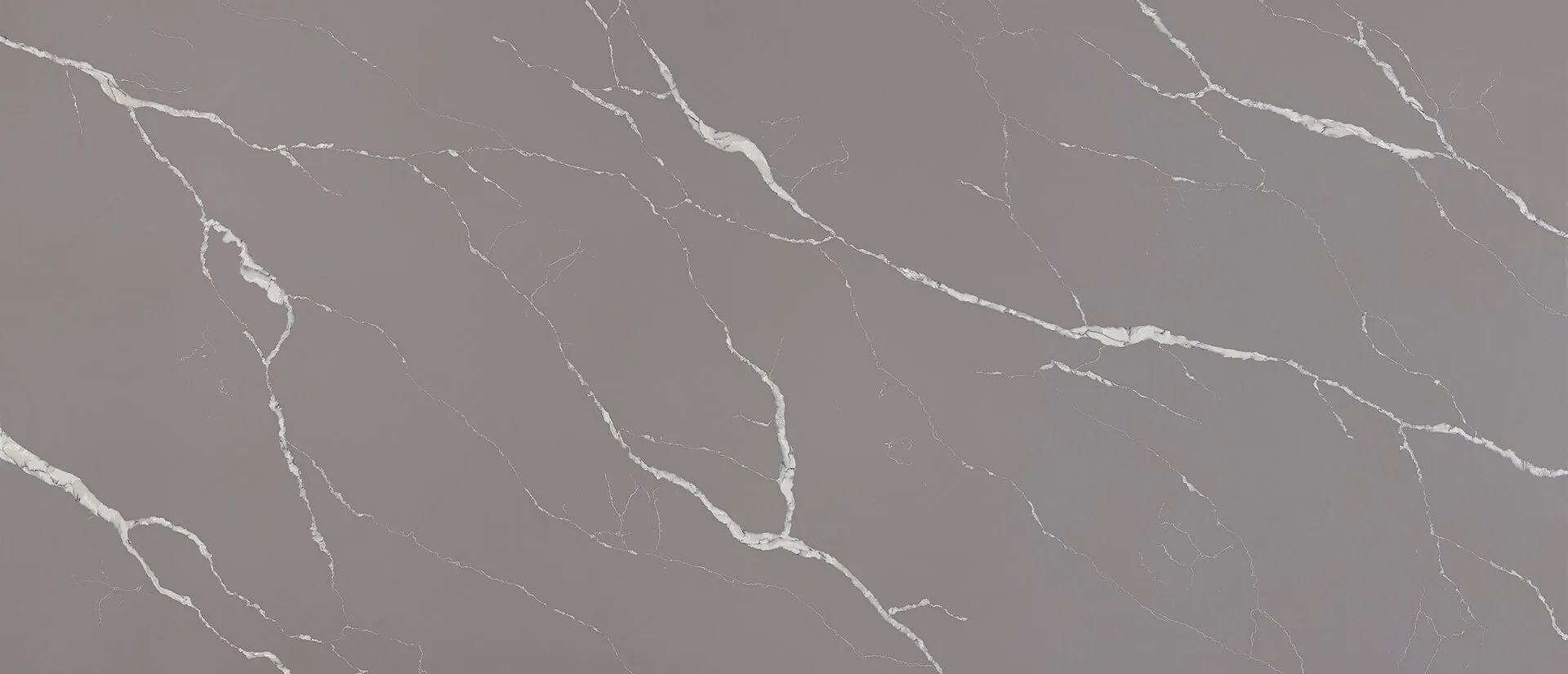 Image of Q Quartz Calacatta Laza Grigio Grey Quartz countertop slab