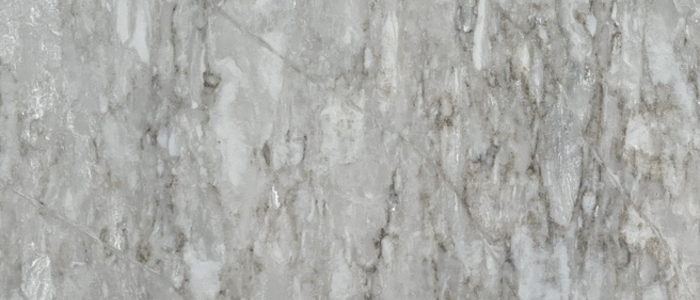 Closeup image of HanStone Matterhorn Grey Quartz countertop slab