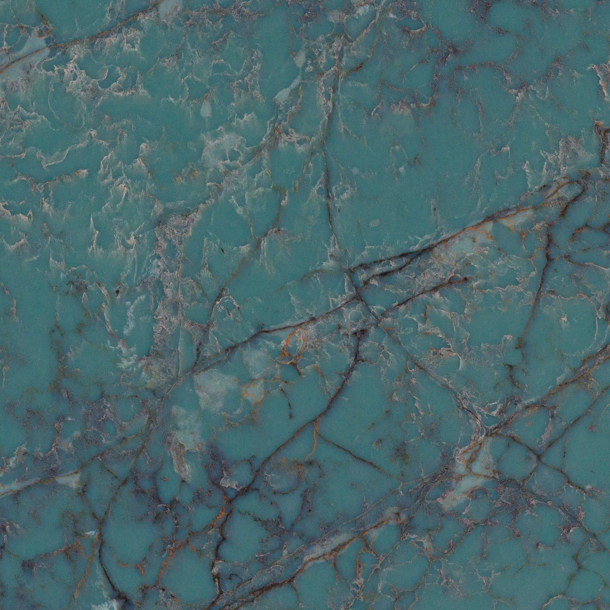 Closeup image of Daltile Amazonite Grey Green Quartz countertop slab