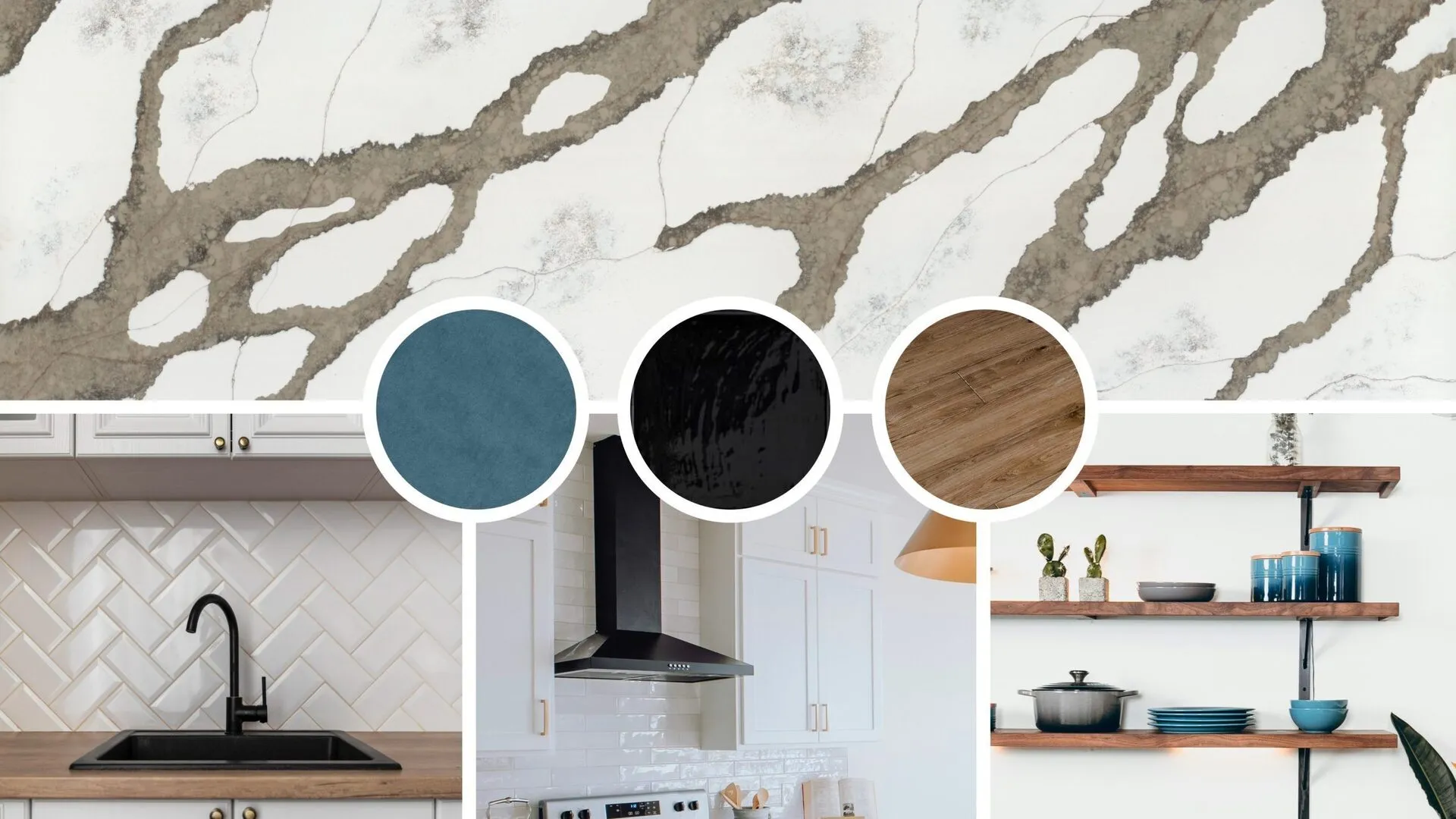 Image of installed PentalQuartz Atlas Ember White Quartz countertops