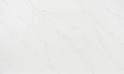 Image of PentalQuartz Avenza White Quartz countertop slab