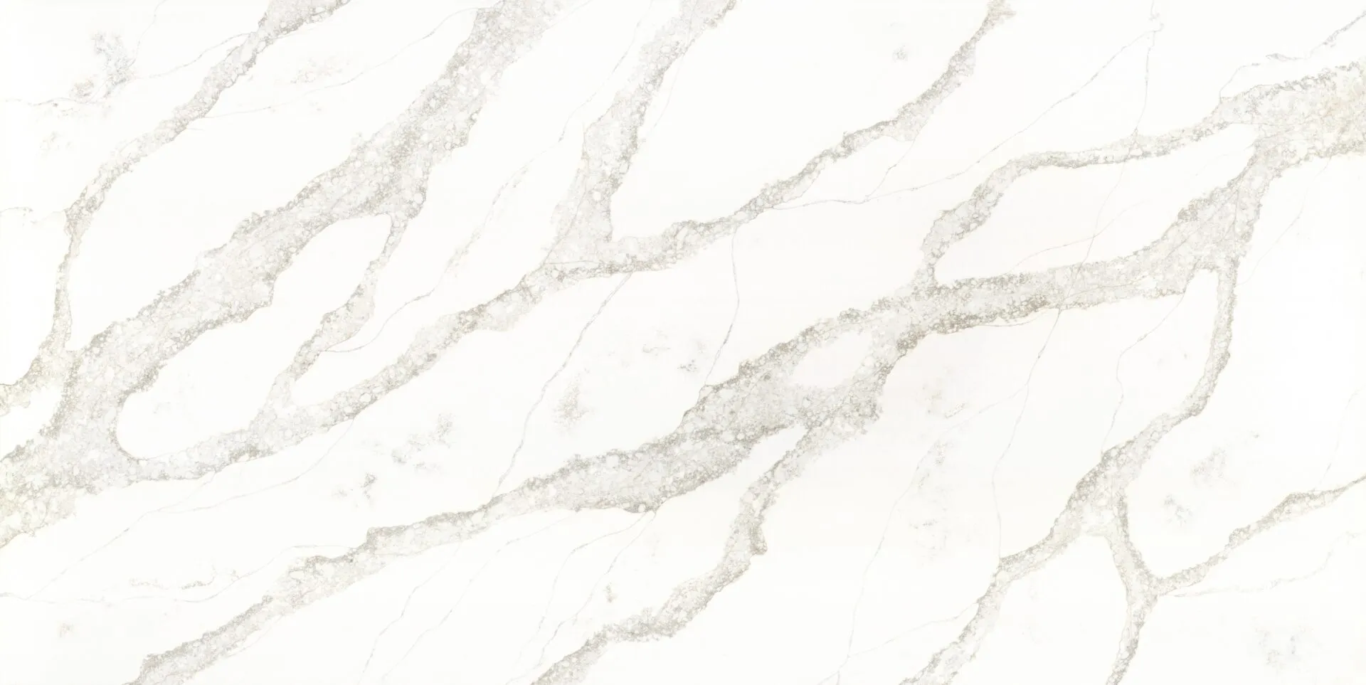 Image of PentalQuartz Coastal Dunes White Quartz countertop slab