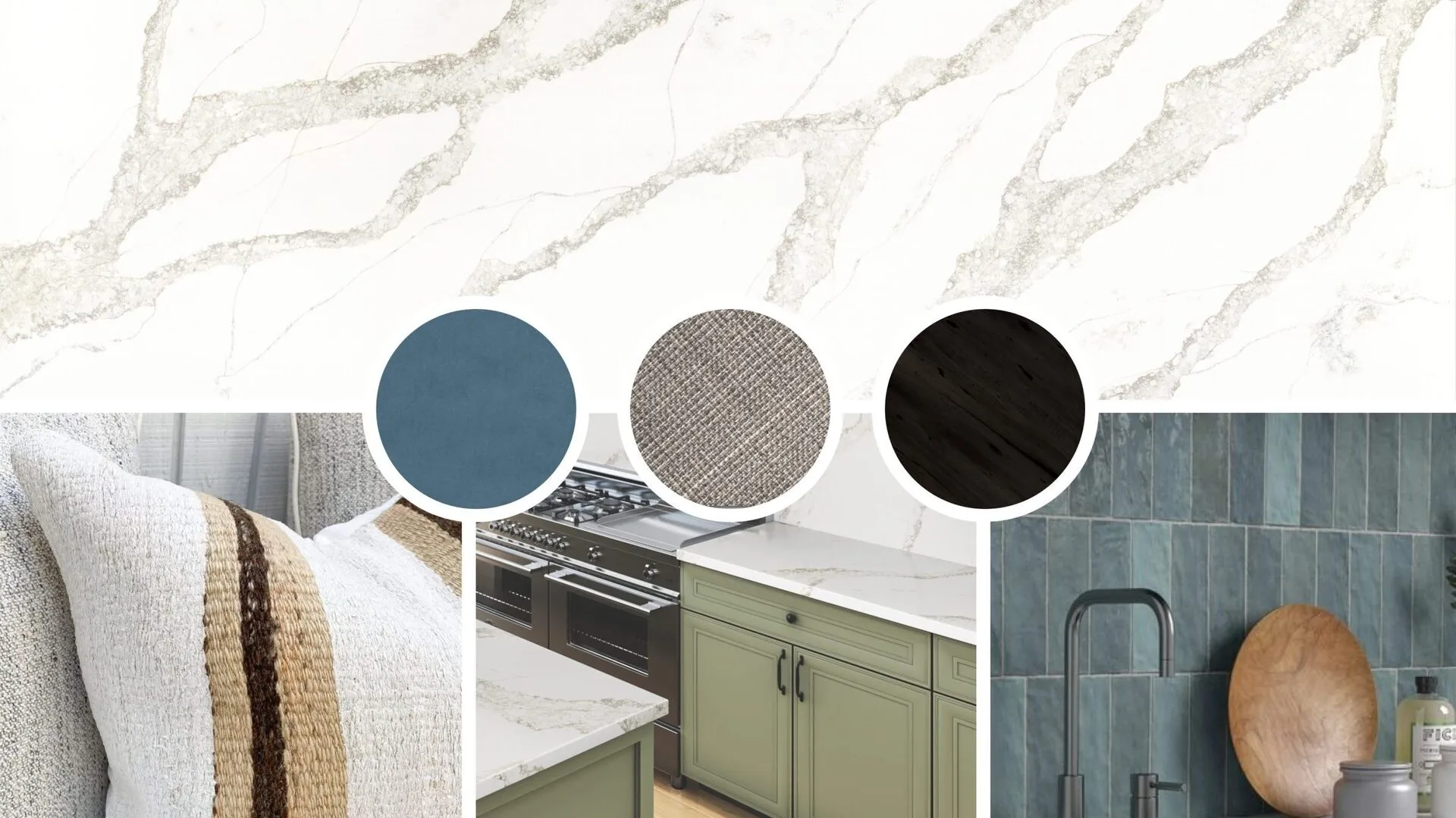Image of installed PentalQuartz Coastal Dunes White Quartz countertops