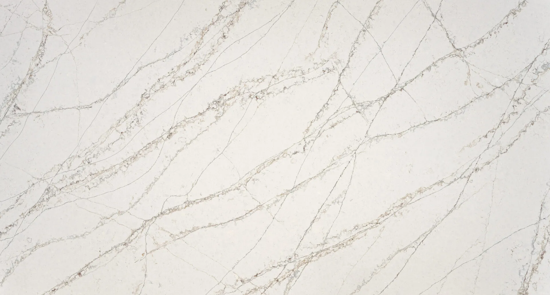 Closeup image of PentalQuartz Crema Claret Cream Quartz countertop slab