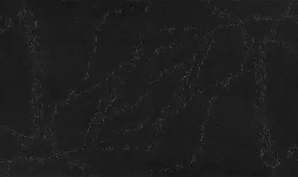 Image of PentalQuartz Fortress Black Quartz countertop slab
