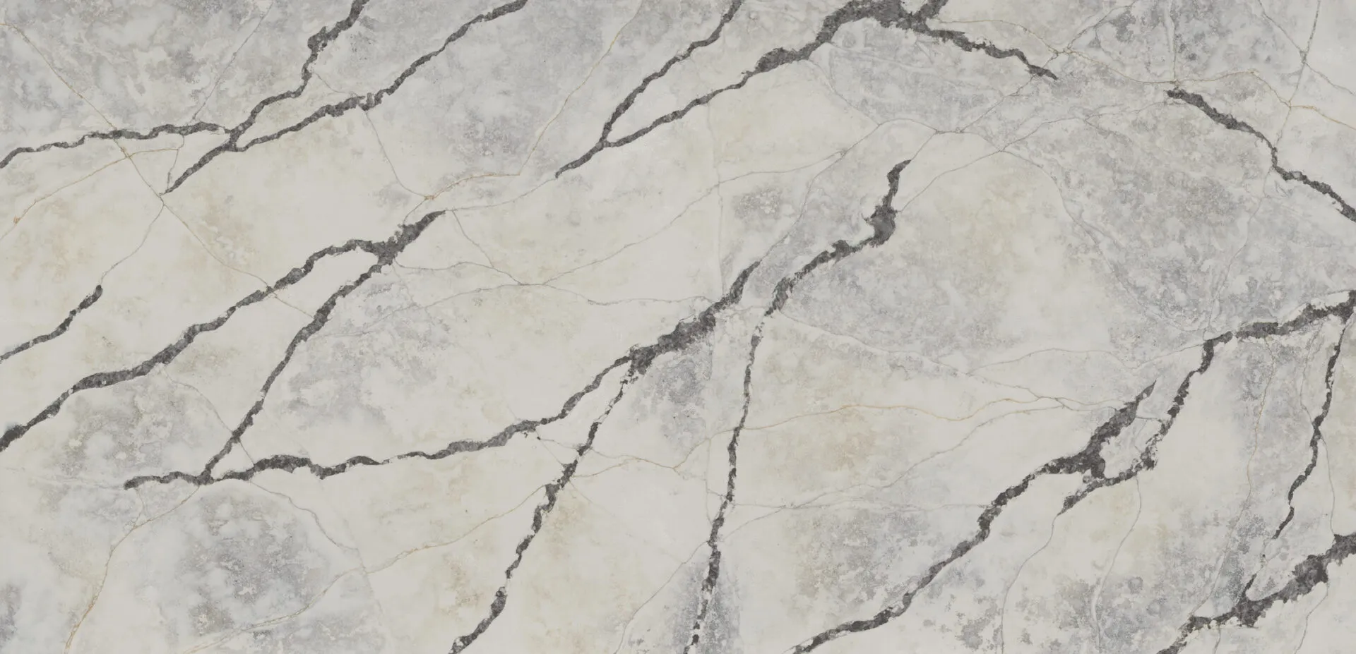 Image of PentalQuartz Ijen Azul Grey Quartz countertop slab
