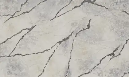 Image of PentalQuartz Ijen Azul Grey Quartz countertop slab