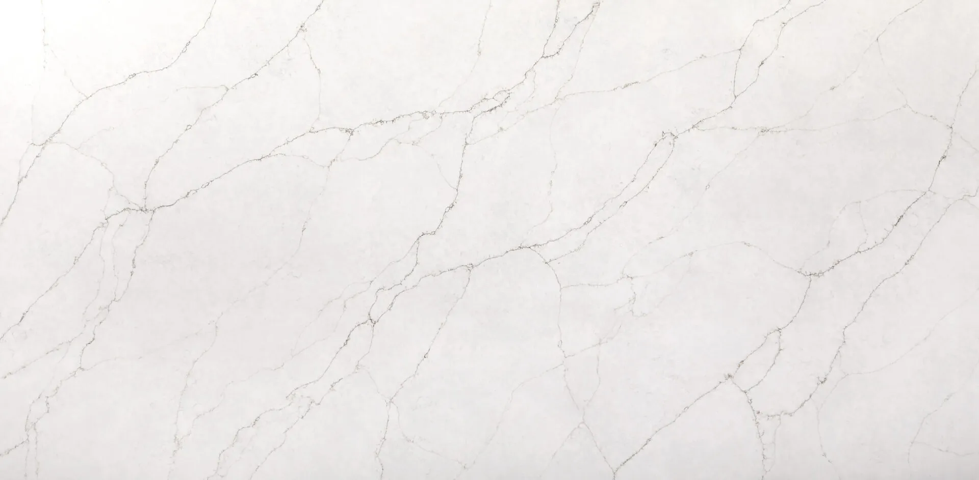 Image of PentalQuartz Luce Cascade White Quartz countertop slab