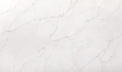 Image of PentalQuartz Luce Cascade White Quartz countertop slab