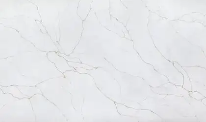 Image of PentalQuartz Luce Oro White Quartz countertop slab