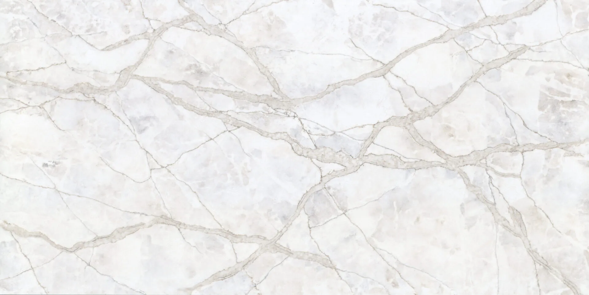 Image of PentalQuartz Lumen Sky White Quartz countertop slab