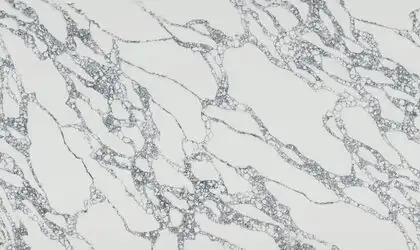 Image of PentalQuartz Marmo Corchia White Quartz countertop slab