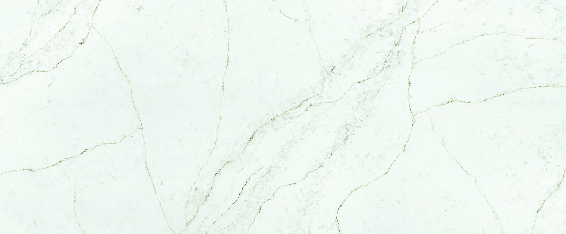 Closeup image of PentalQuartz Moritz White Quartz countertop slab