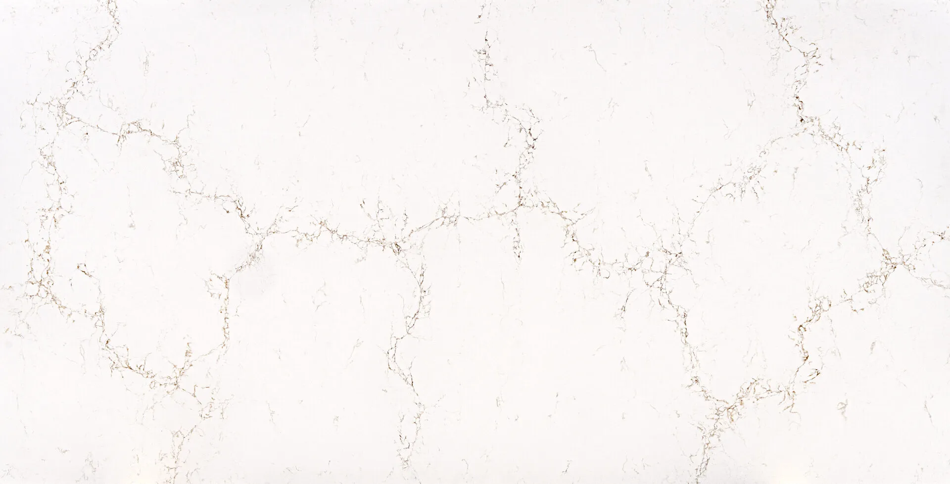Image of PentalQuartz Mystere Gold White Quartz countertop slab
