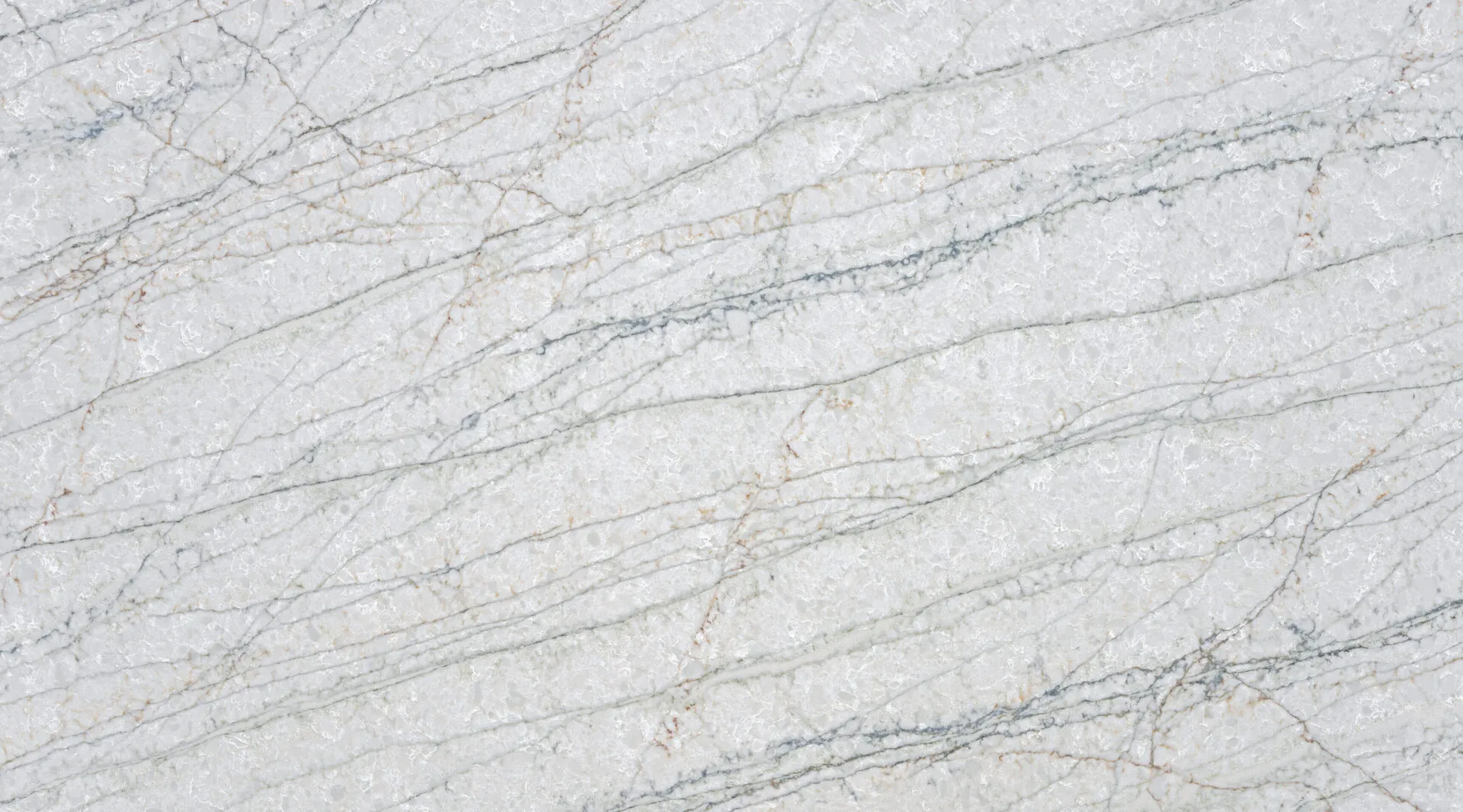 Closeup image of PentalQuartz Oceanus Grey Quartz countertop slab