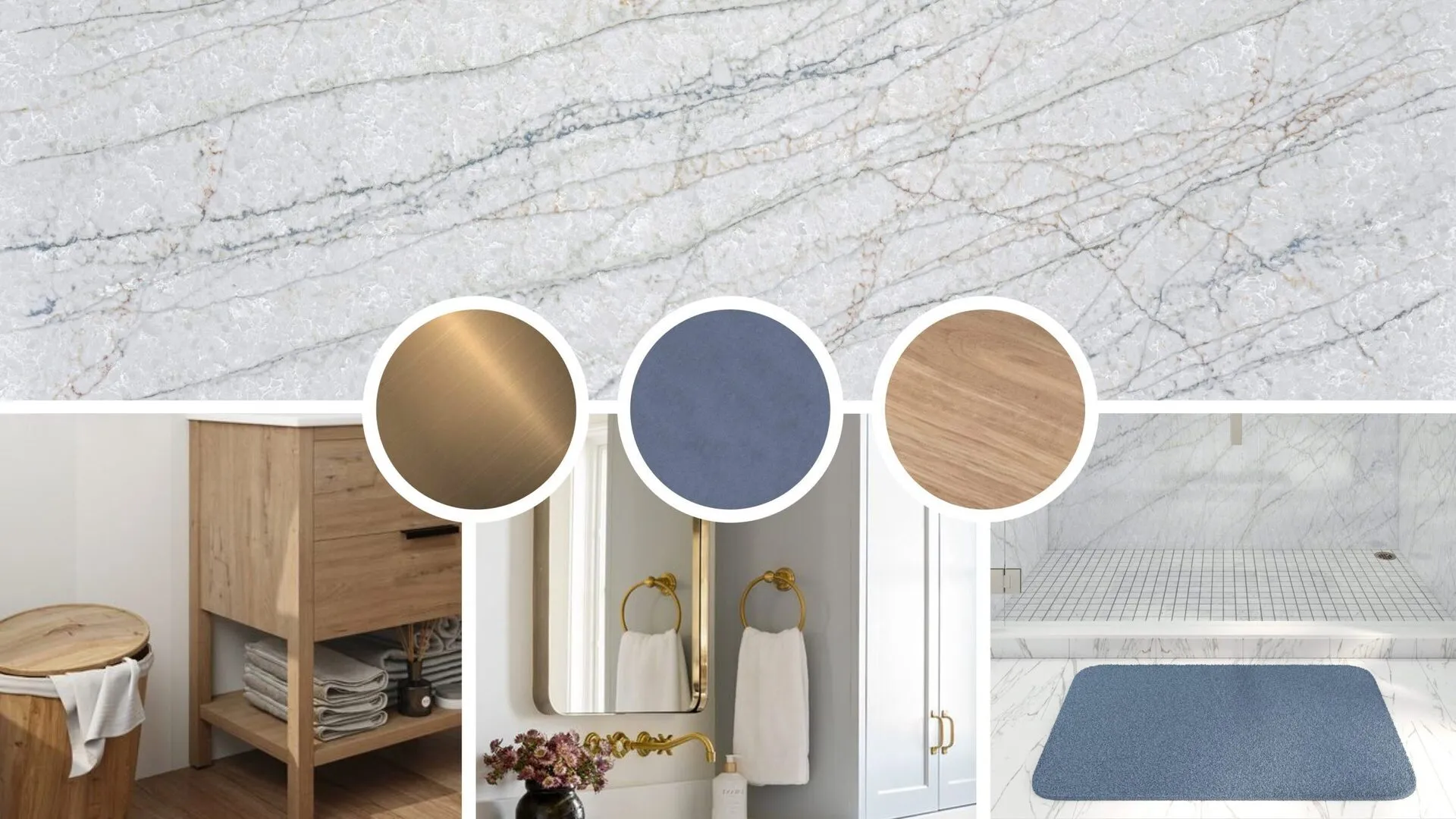Image of installed PentalQuartz Oceanus Grey Quartz countertops