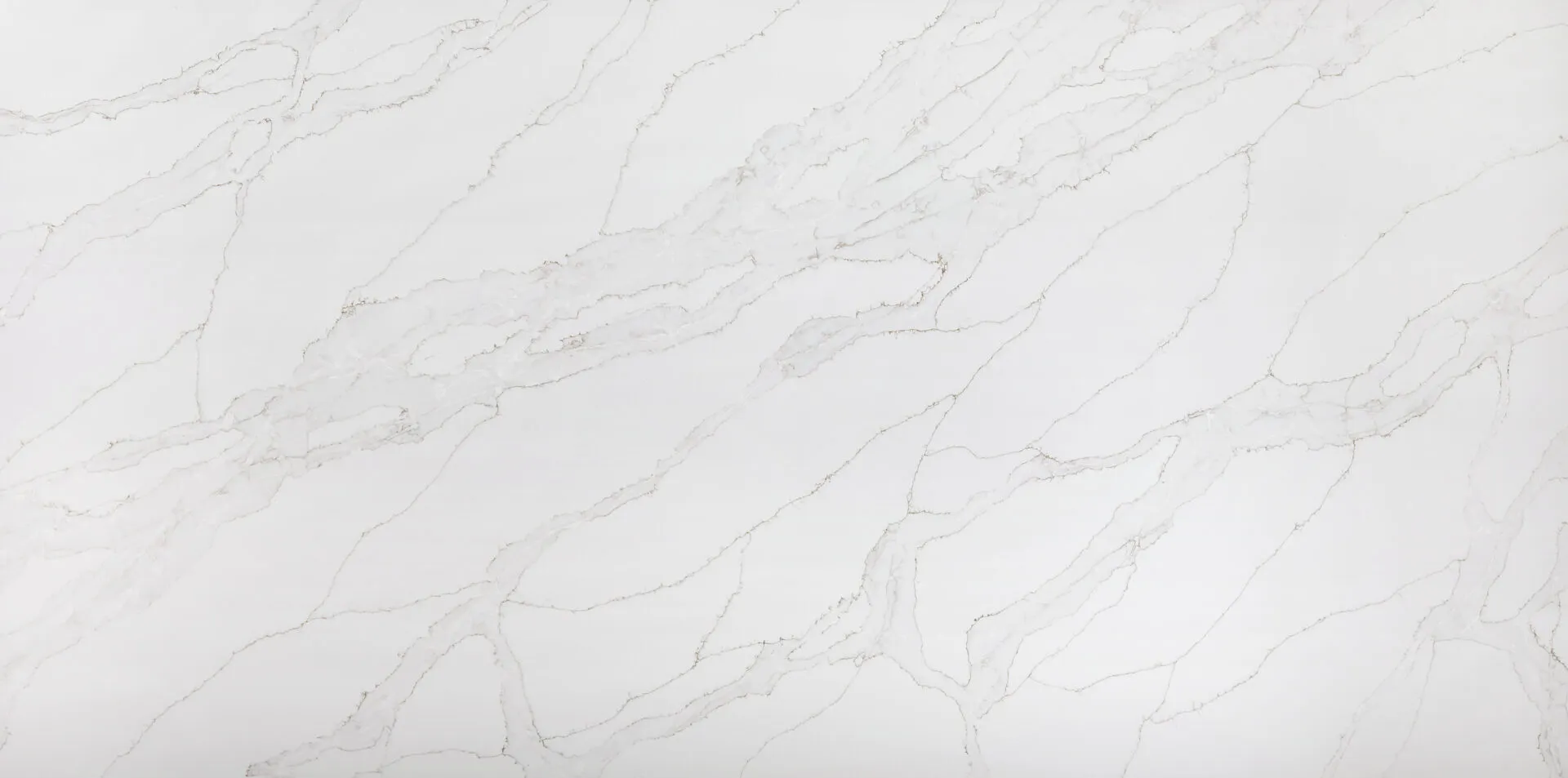 Image of PentalQuartz Sono Mira White Quartz countertop slab