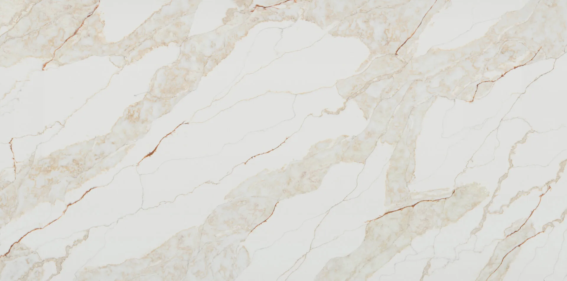 Image of PentalQuartz Sono Soleil White Quartz countertop slab