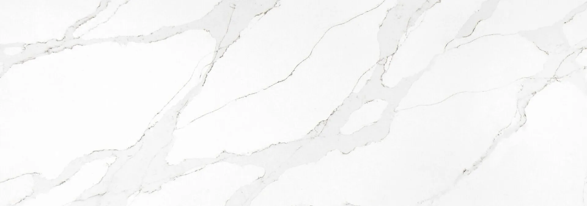 Closeup image of PentalQuartz Stella White Quartz countertop slab