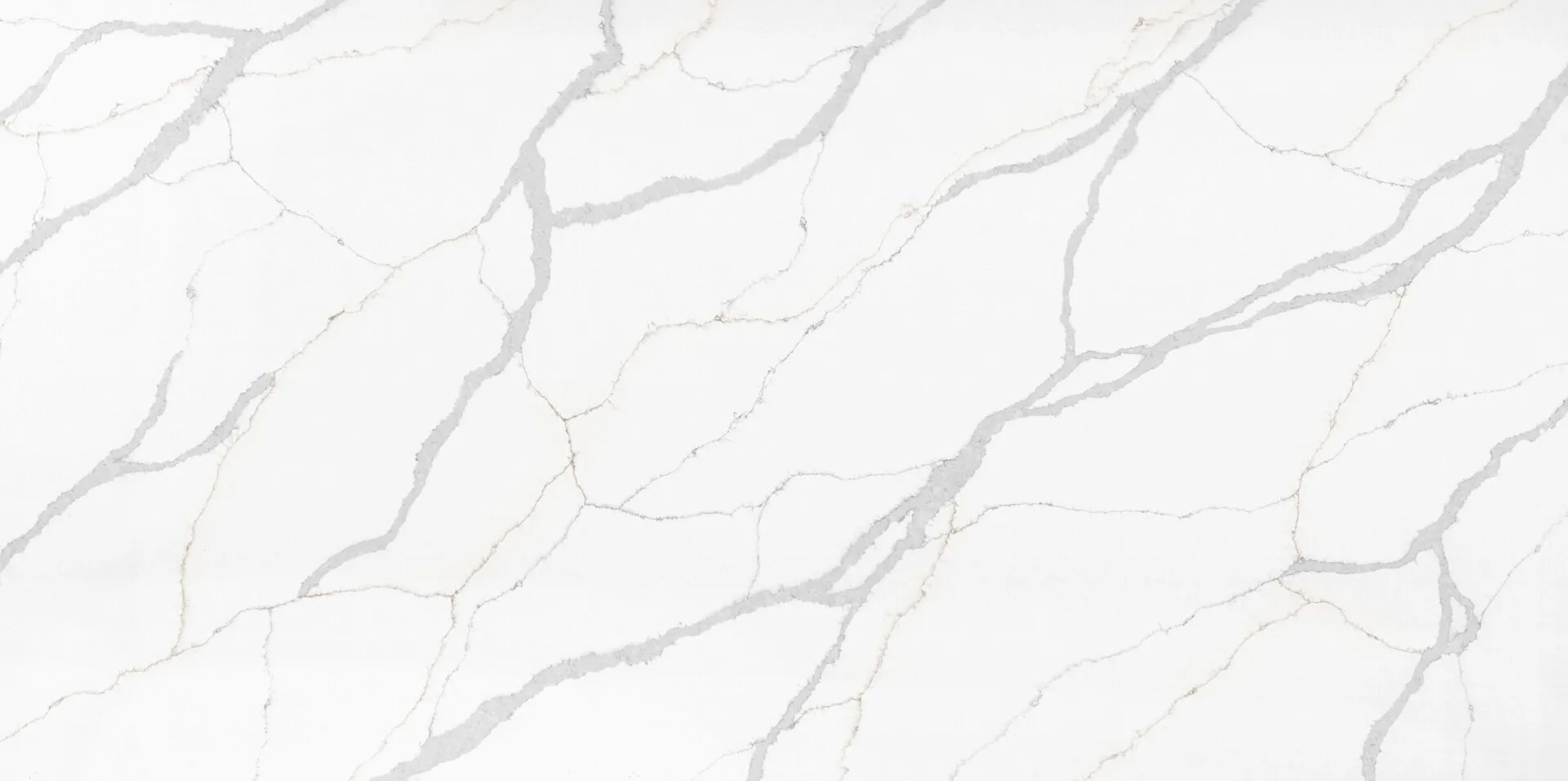 Image of PentalQuartz Terra Luna White Quartz countertop slab