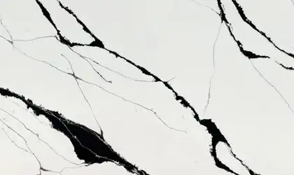 Swatch thumnail image of Unique Calacatta Black by PentalQuartz