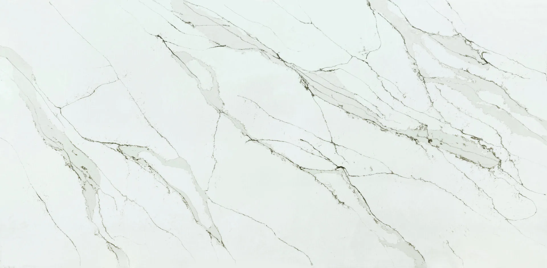 Image of PentalQuartz Unique Calacatta Gold White Quartz countertop slab