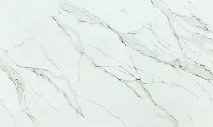 Image of PentalQuartz Unique Calacatta Gold White Quartz countertop slab