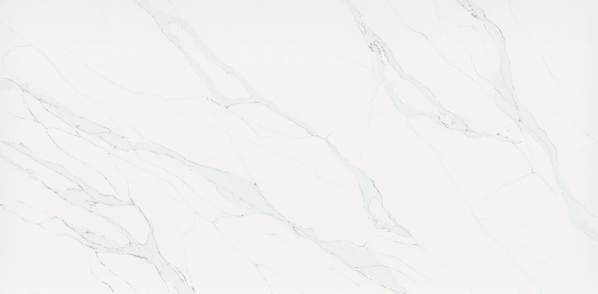 Image of PentalQuartz Unique Calacatta Green White Quartz countertop slab