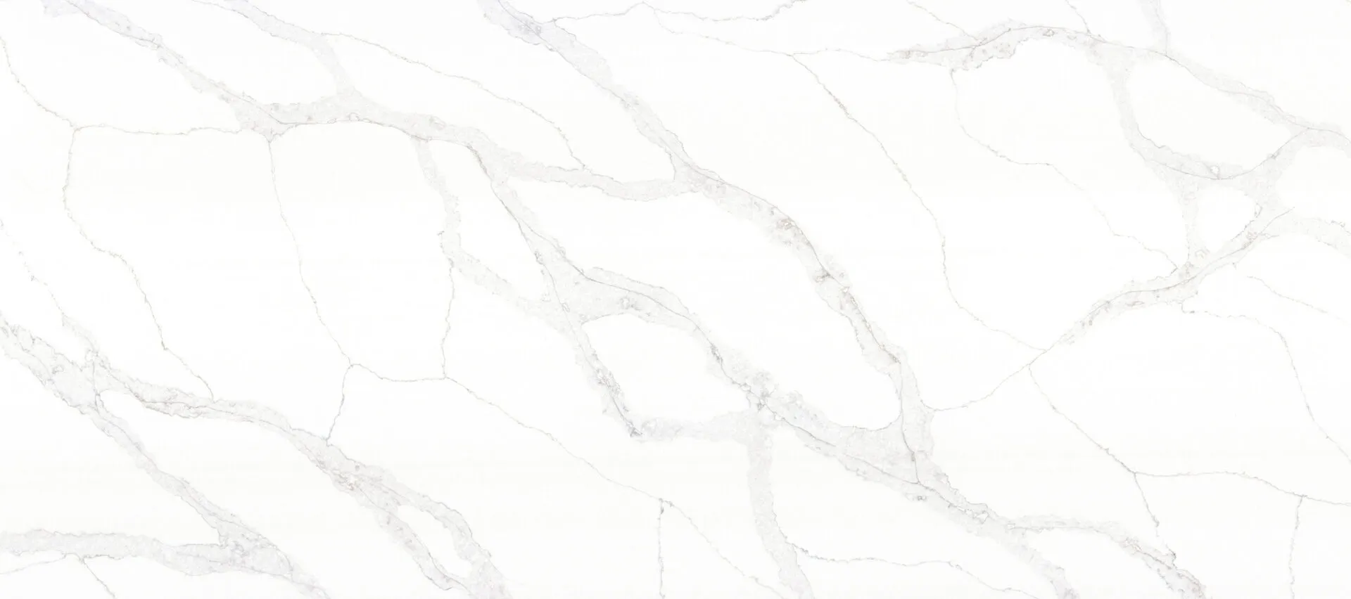 Closeup image of PentalQuartz Valla Gold White Quartz countertop slab