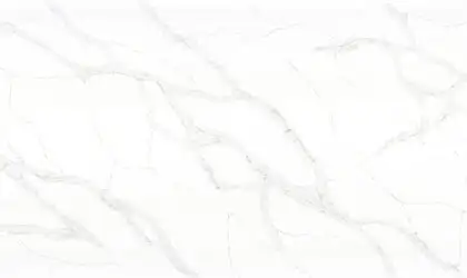 Image of PentalQuartz Valla Gold White Quartz countertop slab