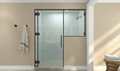 Image of installed PentalQuartz Valla Gold White Quartz countertops