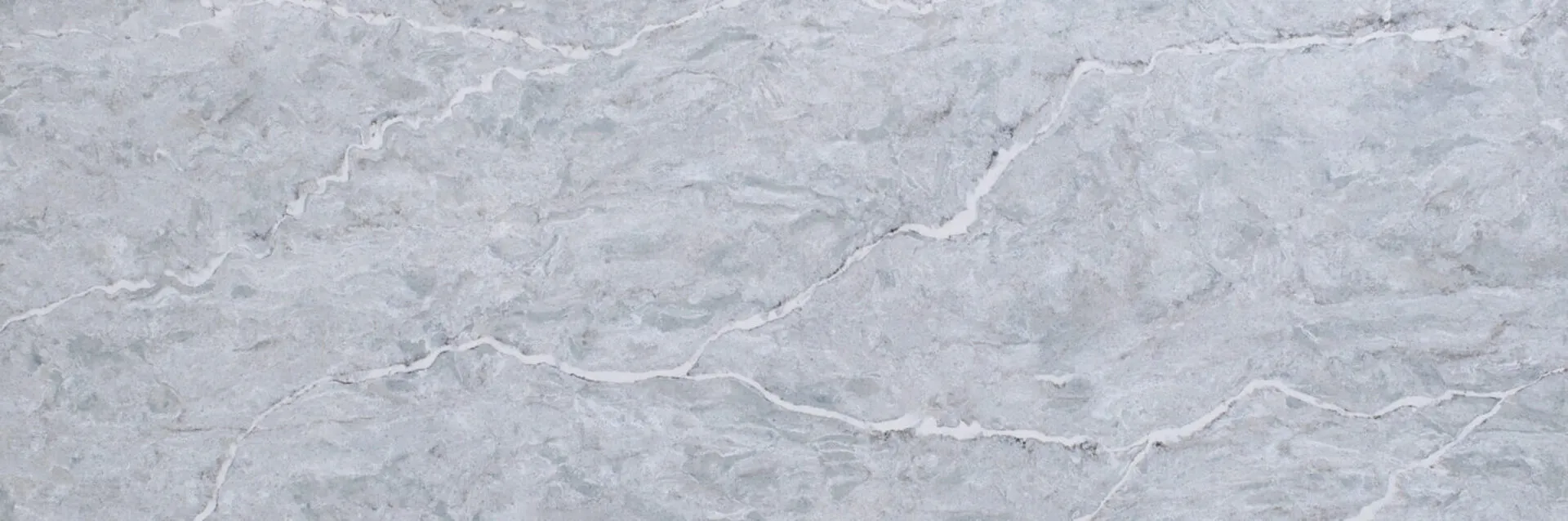 Closeup image of PentalQuartz Vezzano Grey Quartz countertop slab