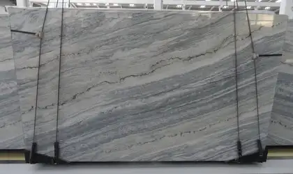 Image of Atmos Blue 1st Choice Grey Quartzite countertop slab