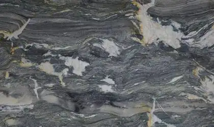 Closeup image of Azul Treasure 1st Choice Grey Quartzite countertop slab