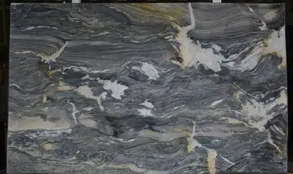 Image of Azul Treasure 1st Choice Grey Quartzite countertop slab
