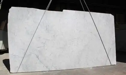 Image of Bianco Carrara White Marble countertop slab