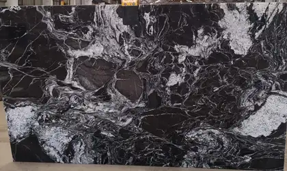 Image of Black Forest 1st Choice Black Granite countertop slab