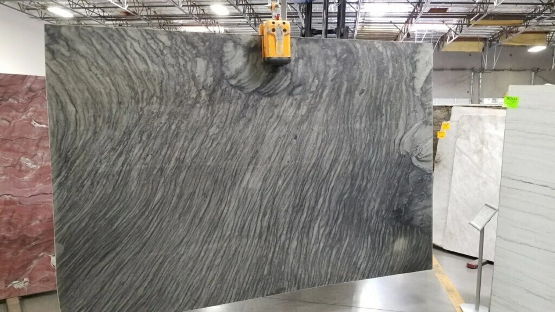 Image of Black Java 1st Choice Grey Quartzite countertop slab