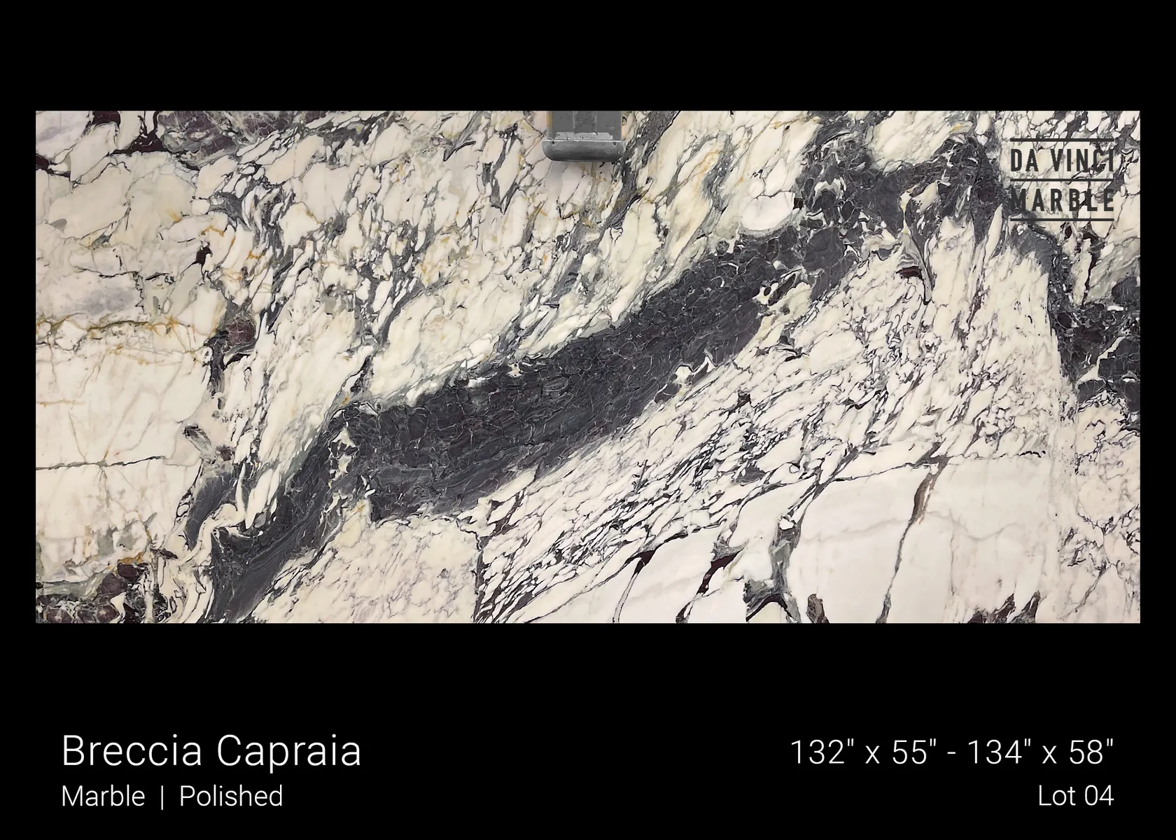 Image of Breccia Capraia White Marble countertop slab