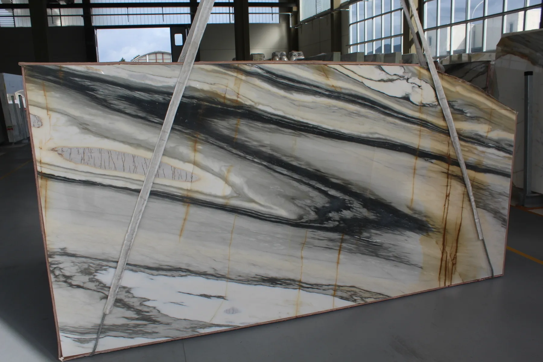 Image of Calacatta Baltazar White Marble countertop slab